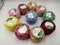 10 PCS Assorted Color Cotton Balls Crochet Cotton Embroidery Thread Balls Size 8 Pearl Cotton Balls (10 Grams Each) (Design 03)
